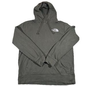 The North Face Green Pullover Long Sleeve Hooded Sweatshirt Hoodie Men's Medium